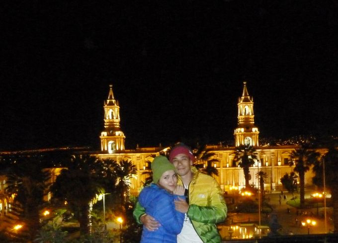 vista do ascai restaurante 360 a noite