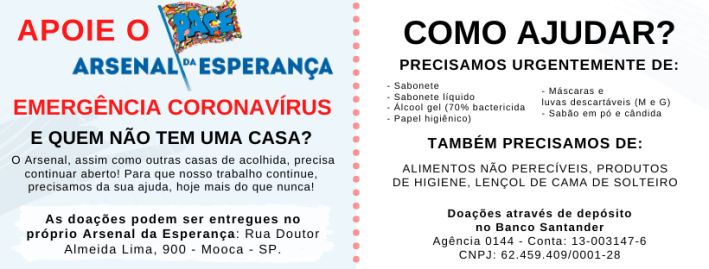 como ajudar moradores de rua coronavirus